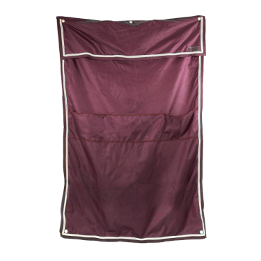Kentucky Classic wasserdichte Boxenvorhang mit Taschen Bordeaux