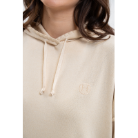 Damen-Kapuzenpullover Plume Harcour Leinen Beige Damen-Kapuzenpullover Plume Harcour Leinen Beige