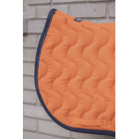 Wavy Satteldecke Paddock Sports Orange / Marineblau Wavy Satteldecke Paddock Sports Orange / Marineblau