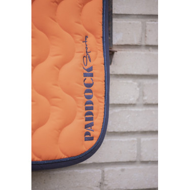 Wavy Satteldecke Paddock Sports Orange / Marineblau