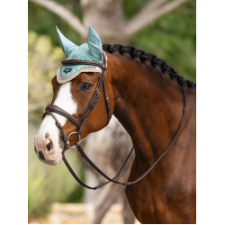 Fliegenhaube LeMieux Loire Aqua Blau Fliegenhaube LeMieux Loire Aqua Blau