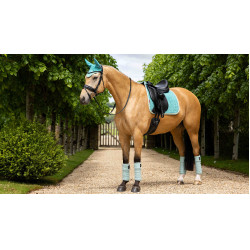 LeMieux Suede Dressur Schabracke Lagune Blau LeMieux Suede Dressur Schabracke Lagune Blau