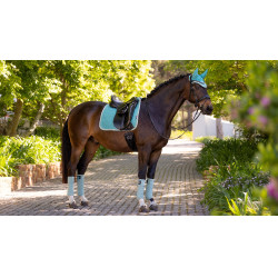 LeMieux Suede Dressur Schabracke Lagune Blau LeMieux Suede Dressur Schabracke Lagune Blau