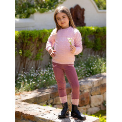 Mini LeMieux Cici Crew Pullover Blüte Lila