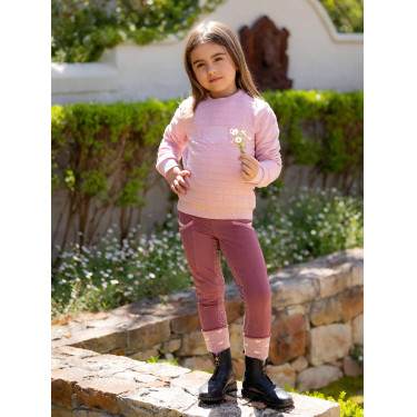 Mini LeMieux Cici Crew Pullover Blüte Lila