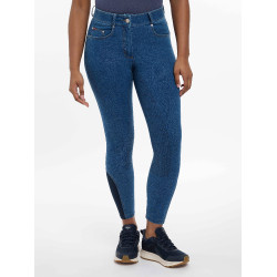 LeMieux Dolly Denim Reithose Damen Denim Blau
