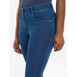 LeMieux Dolly Denim Reithose Damen Denim Blau
