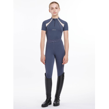 Mesh-Unterwäsche Mia LeMieux Young Rider Kurzarm Blaues Dämmerlicht Mesh-Unterwäsche Mia LeMieux Young Rider Kurzarm Blaues Dämmerlicht