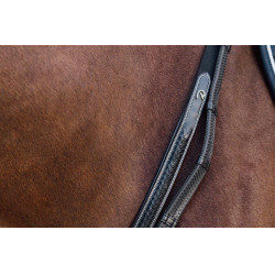 Brustblatt mit geflochtenem Steg D Kollektion Dy'on Schwarz