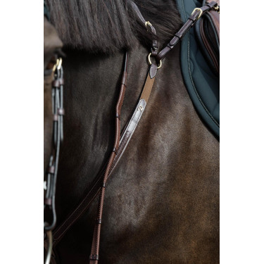 Brustblatt mit geflochtenem Steg D Kollektion Dy'on Braun