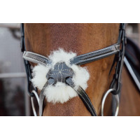 Geflochtener Kombi-Nasenriemen D Collection Dy'on Schwarz Geflochtener Kombi-Nasenriemen D Collection Dy'on Schwarz