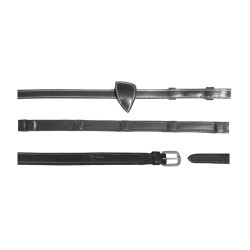 Zügel Soft 1/2 mit 8 integrierten Stoppern Working by Dy'on Schwarz Zügel Soft 1/2 mit 8 integrierten Stoppern Working by Dy'on Schwarz