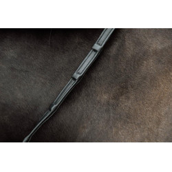 Zügel Soft 1/2 mit 8 integrierten Stoppern Working by Dy'on Schwarz