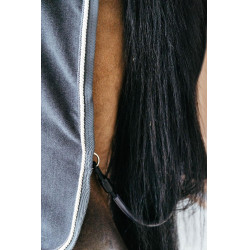 Trocknende Decke aus veganer Wolle Kentucky Grau