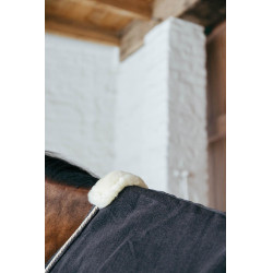 Trocknende Decke aus veganer Wolle Kentucky Grau