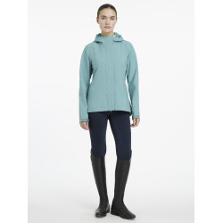 Kurz geschnittene wasserdichte Jacke LeMieux Isla Lagune Blau