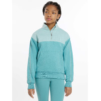 LeMieux Pullover mit Viertelreißverschluss Kate Young Rider Stein Grau LeMieux Pullover mit Viertelreißverschluss Kate Young Rider Stein Grau