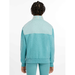 LeMieux Pullover mit Viertelreißverschluss Kate Young Rider Lagune Blau LeMieux Pullover mit Viertelreißverschluss Kate Young Rider Lagune Blau