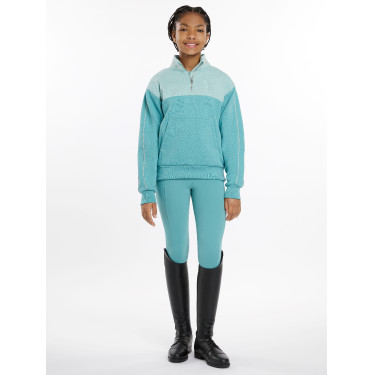 LeMieux Pullover mit Viertelreißverschluss Kate Young Rider Lagune Blau LeMieux Pullover mit Viertelreißverschluss Kate Young Rider Lagune Blau