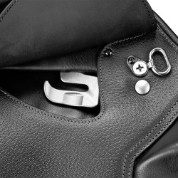 Sattel Arena Jump Monoblatt Schwarz