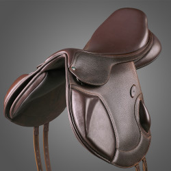 Sattel Arena Jump Monoblatt Schwarz