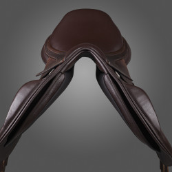 Sattel Arena Jump Monoblatt Schwarz