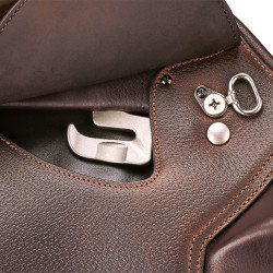 Sattel Arena Jump Monoblatt Schwarz