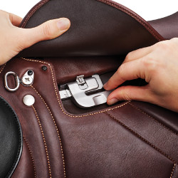 Sattel Bates Advanta Havanna Braun