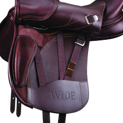 Vielseitigkeitssattel Bates Wide Leder Heritage Braun Vielseitigkeitssattel Bates Wide Leder Heritage Braun