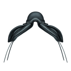 Bates Wide Plus Vielseitigkeitssattel Schwarz