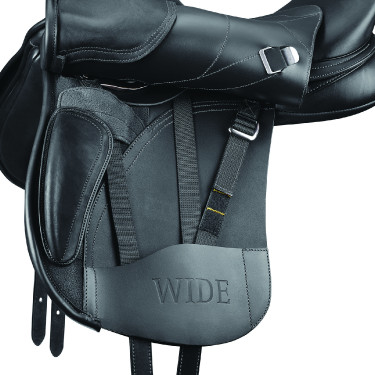 Bates Wide Plus Vielseitigkeitssattel Schwarz Bates Wide Plus Vielseitigkeitssattel Schwarz