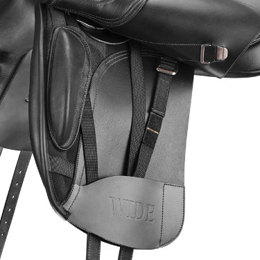 Bates Wide Dressursattel Leder Heritage Schwarz Bates Wide Dressursattel Leder Heritage Schwarz