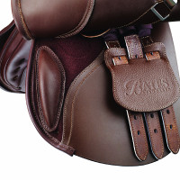 Sattel Bates Pony Elevation Plus Luxusleder Braun