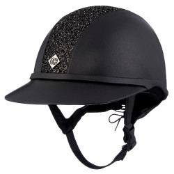 Charles Owen SP8 Plus Lederoptik Reithelm Glänzend Schwarz Charles Owen SP8 Plus Lederoptik Reithelm Glänzend Schwarz