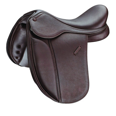Selle Bates poney Show+ avec quartier long cuir Luxe