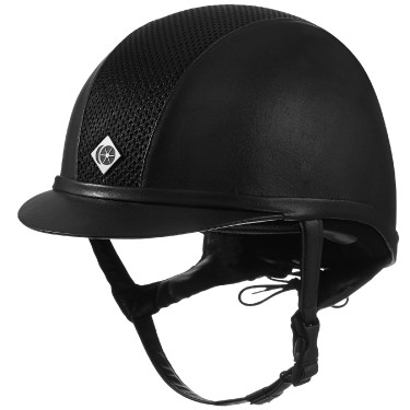 Charles Owen AYR8 Plus Leather Look Reithelm