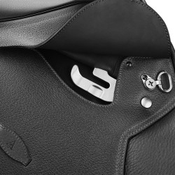 Sattel Arena Hindernis Pony Schwarz