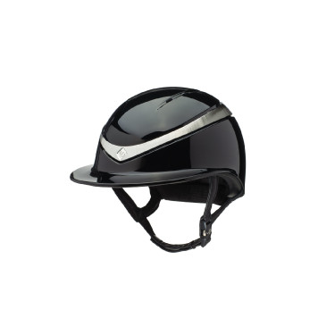 Charles Owen Halo Luxe Reithelm mit breitem Visier