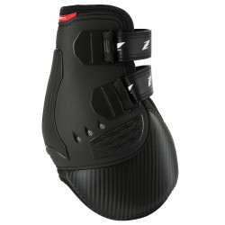 Sehnenstreichkappen EP Zandona Carbon Air Active Fit Klettverschluss Schwarz