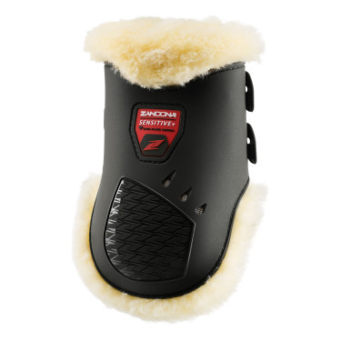 Sehnenstreichschutz Schafsfell Zandona Carbon Air Sensitive+ Schwarz