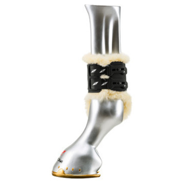 Sehnenstreichschutz Schafsfell Zandona Carbon Air Sensitive+ Schwarz