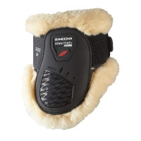 Gamaschen mit Lammfell Zandona Carbon Air Sensitive+ für junge Pferde Schwarz Edition