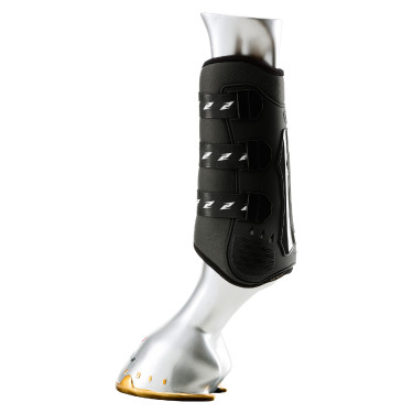 Dressurgamaschen Zandona King Carbon Air hinten Schwarz Dressurgamaschen Zandona King Carbon Air hinten Schwarz
