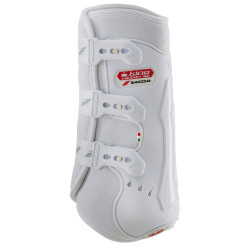 Dressurgamaschen Zandona King Carbon Air hinten Weiß Weiß