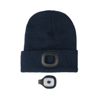 Gestrickte Mütze Honey HKM Dunkelblau