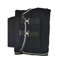 Fleece-Showdecke HFI Schwarz / silbern Fleece-Showdecke HFI Schwarz / silbern