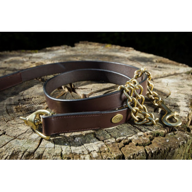 Vorführlonge aus Leder HFI Braun