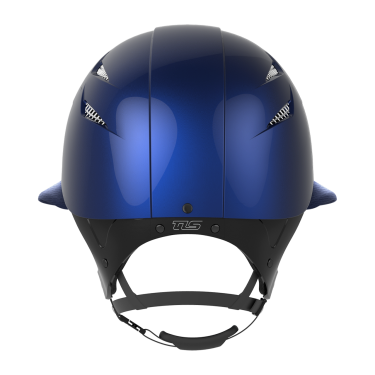GPA 4S Speed Air TLS Helm mit Kunstleder-Visier Glänzendes Marineblau GPA 4S Speed Air TLS Helm mit Kunstleder-Visier Glänzendes Marineblau