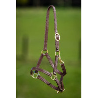 Weiches Lederhalfter HFI Master Braun