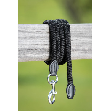 Neoprenhalfter Smart + Nylonführstrick HFI Master Schwarz / schwarz